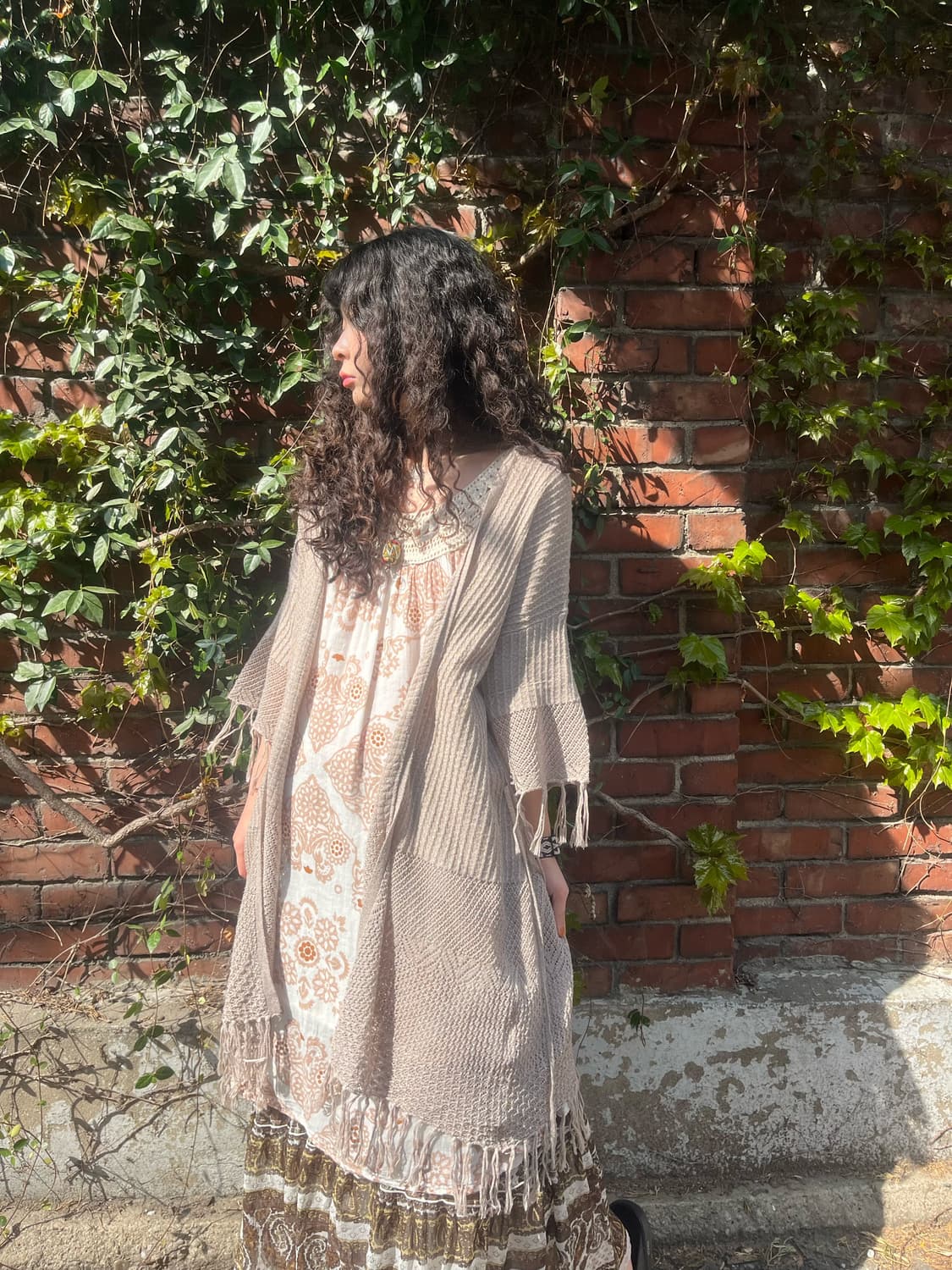 오트밀 아이보리 데일리 니트 가디건 상품이미지1