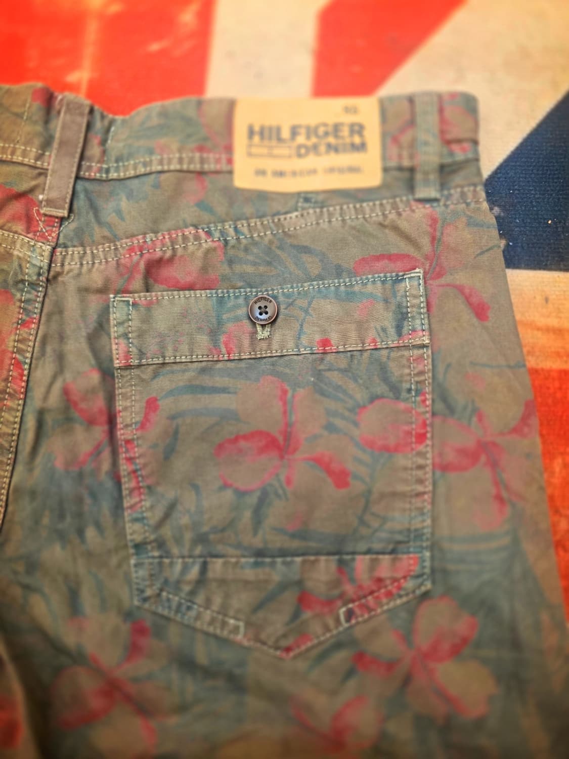 타미 힐피거 데님(Hilfiger Denim) 빈티지 플라워 카고 반바지 상품이미지1