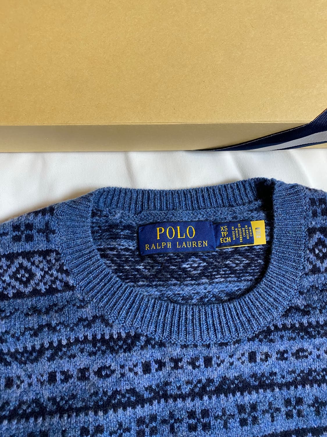 폴로 페어아일 니트 xs 사이즈 상품이미지4