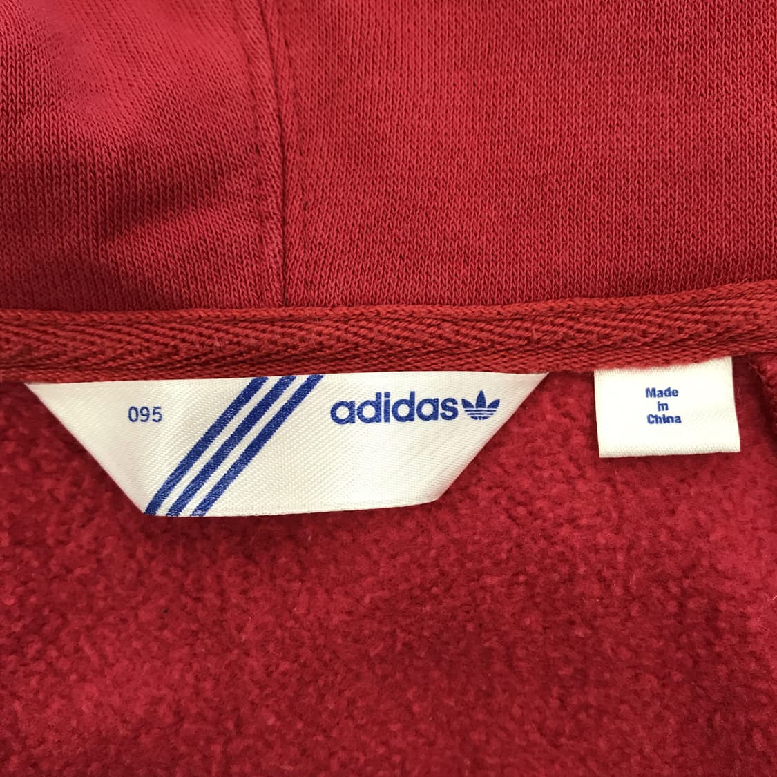 아디다스 체리레드 후드집업 [여성85] 상품이미지5