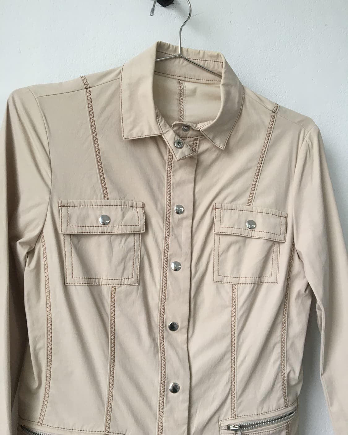 Pocket point linedetai high neck jacket 상품이미지5