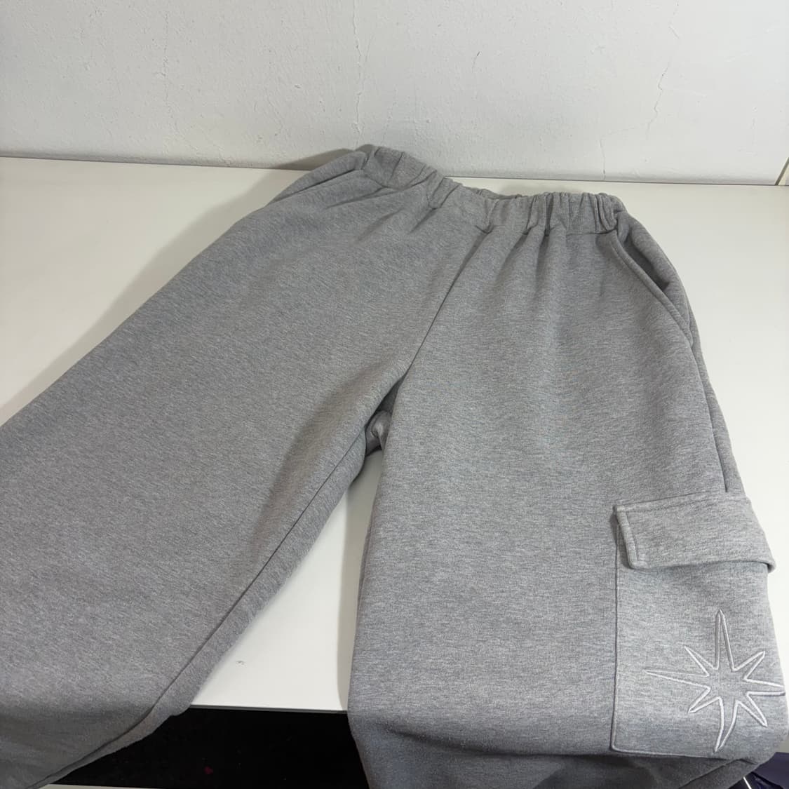 XL 더파코 그레이 루즈핏 카고 스웻 조거팬츠 상품이미지1