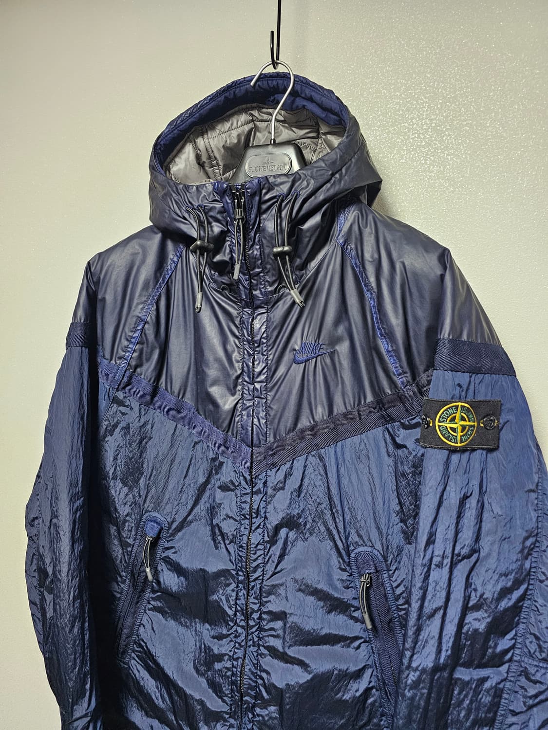 나이키 X 스톤아일랜드 무솔라고마타 나일론 메탈 후드 자켓 상품이미지10