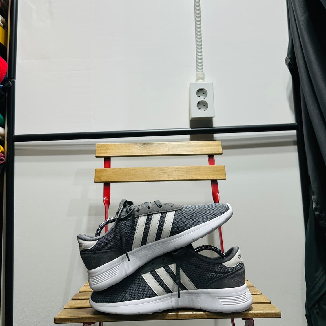 260) 아디다스 운동화 남성 남자 신발 Lite Racer 3.0그레이 상품이미지7