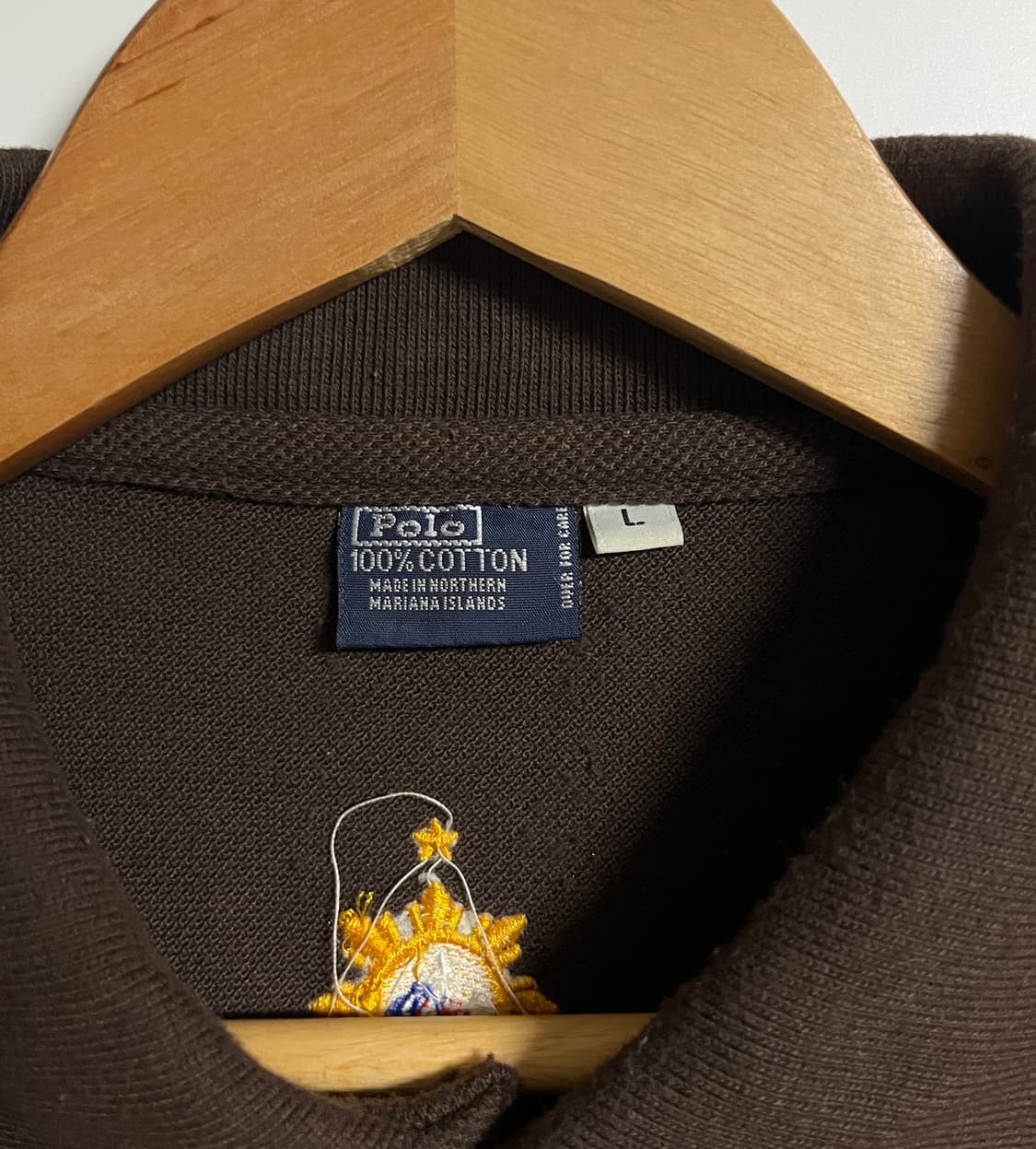 공용 폴로랄프로렌 필리핀 자수 반팔 카라티셔츠 L 상품이미지6