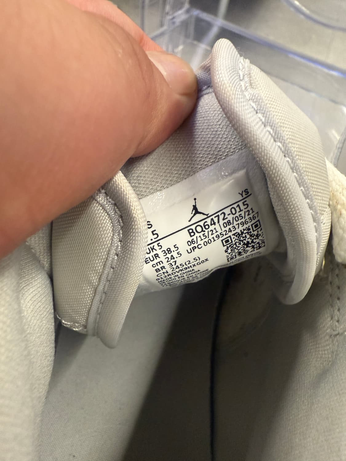 나이키 조던 1 미드 그레이 포그 245  상품이미지7