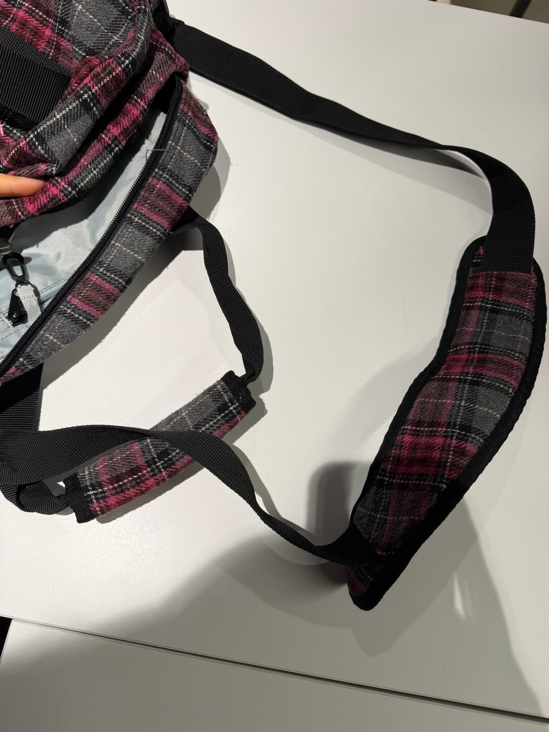 Columbia check pattern bag 상품이미지6