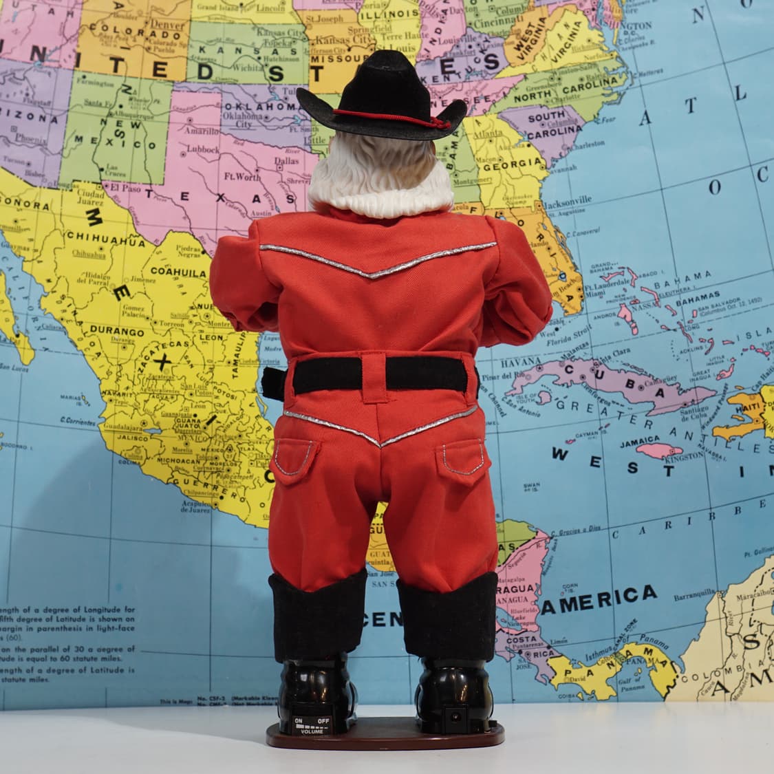 빈티지 소품 1999s 홀리 댄싱 산타 피규어 상품이미지6