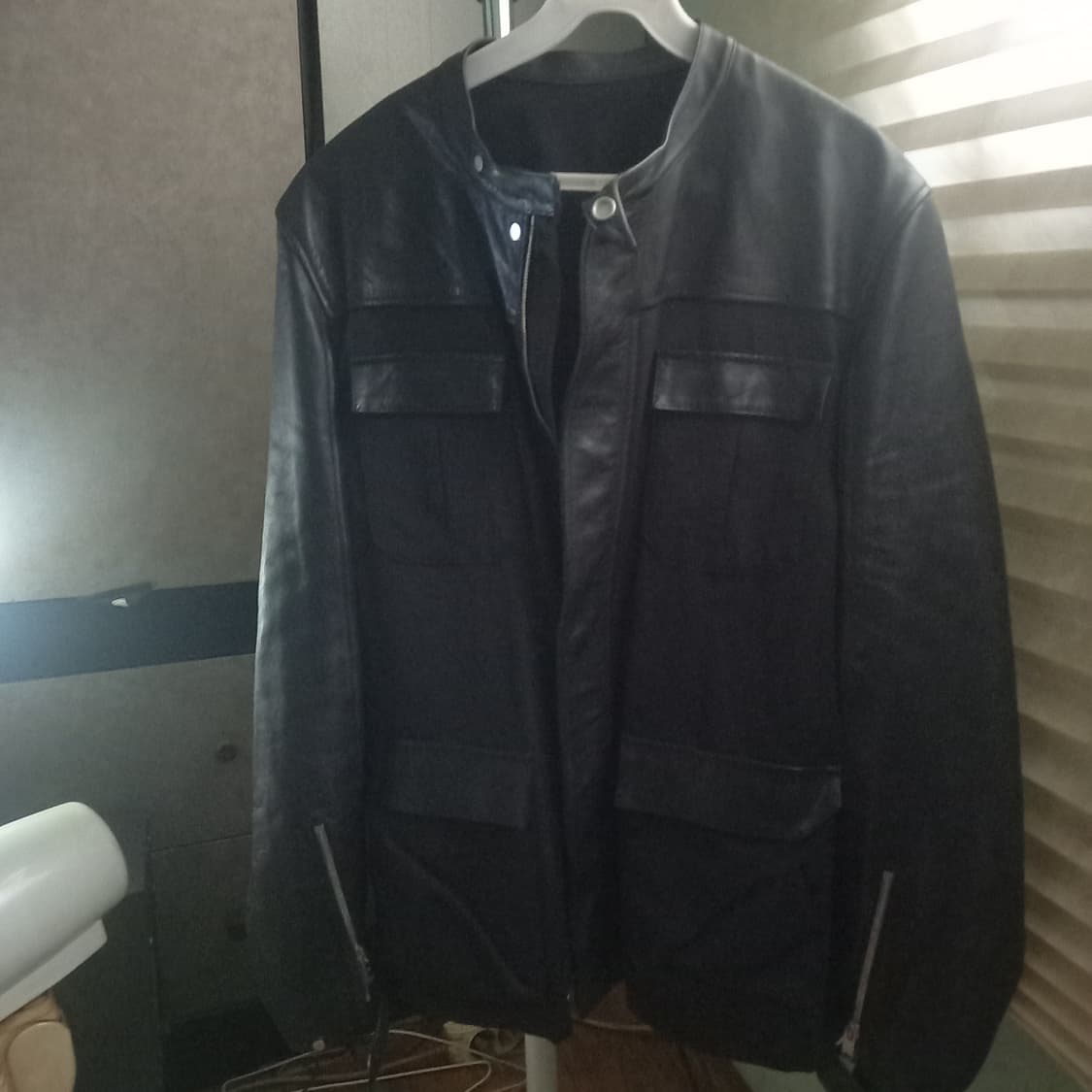 발렌시아가 레더자켓 s 상품이미지1