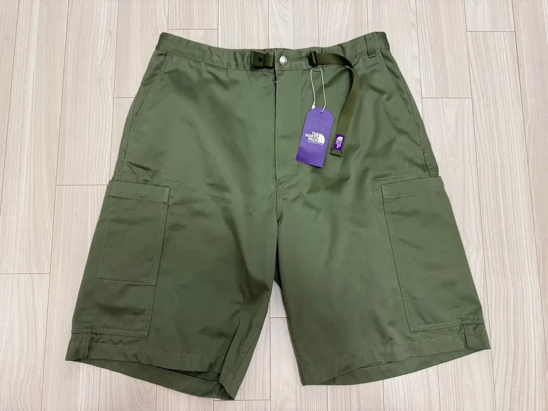 노스페이스 퍼플라벨 24SS 카고 쇼츠 카키그린 34사이즈 새상품 상품이미지2