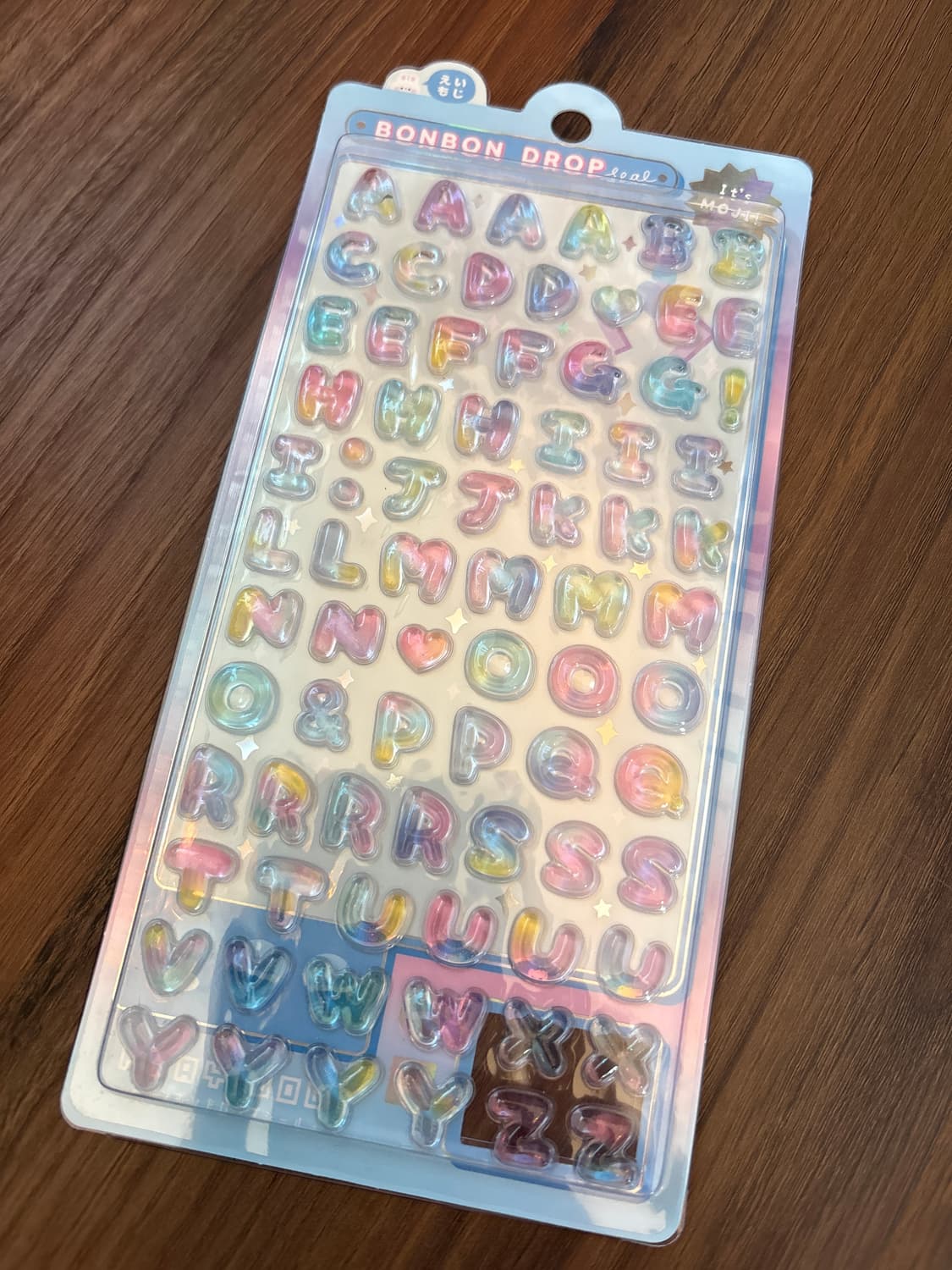 알파벳 봉봉 드롭 스티커 상품이미지2