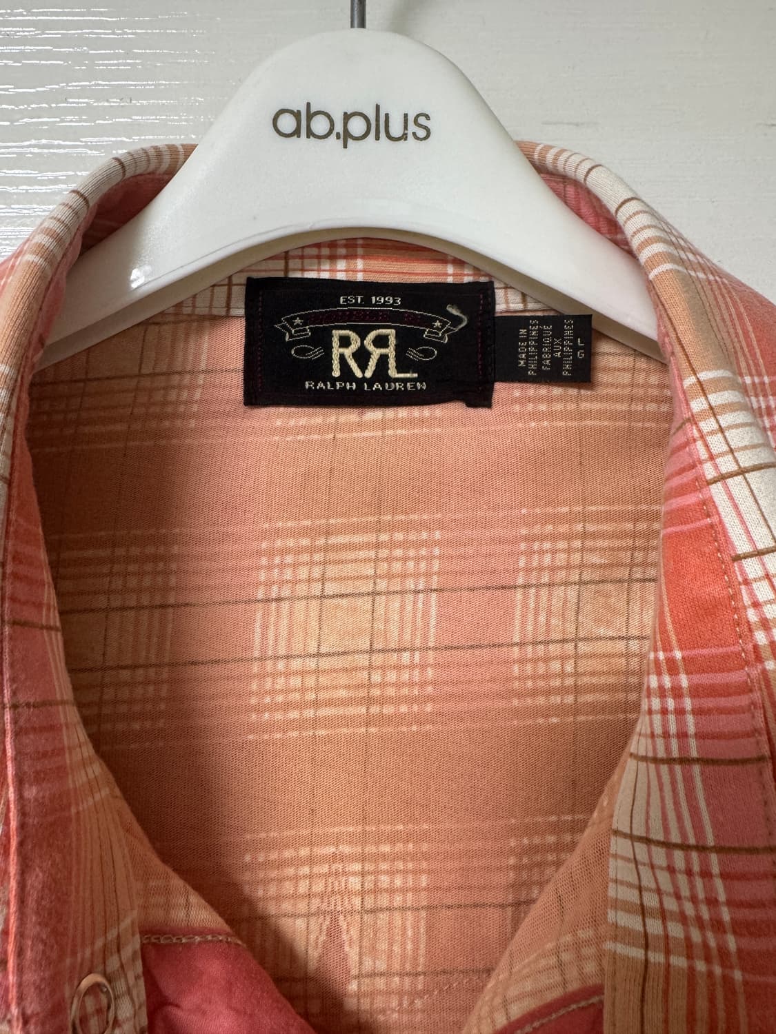 RRL 플래드 웨스턴 셔츠 L 상품이미지5