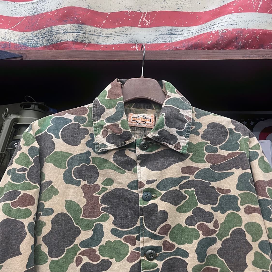 RARE! 50s 60s SAFTBAK 프로그 스킨 헌팅 포켓 자켓 상품이미지3