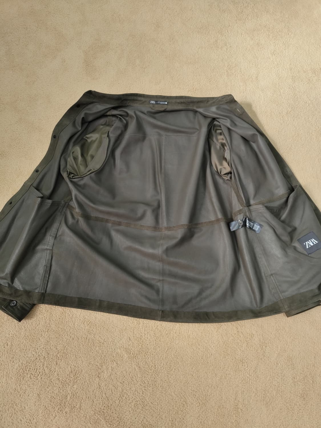 자라 스웨이드 오버셔츠 / XL 상품이미지8