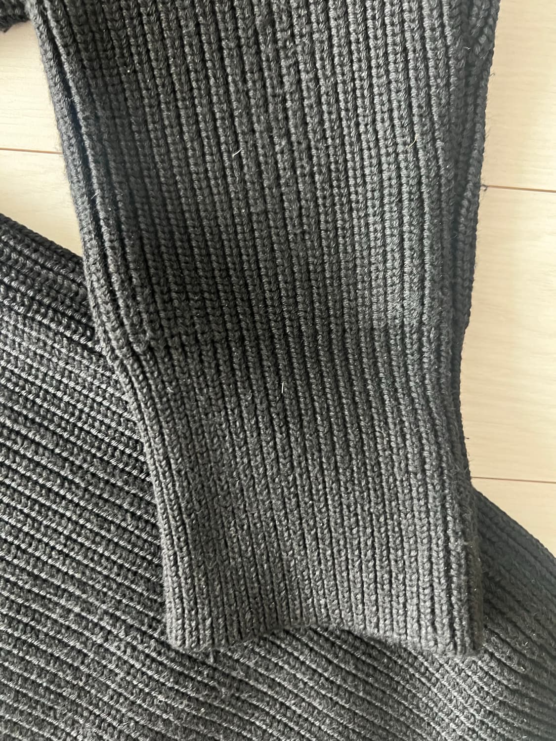 메종 마르지엘라 스티치 립 니트 블랙 46 상품이미지5