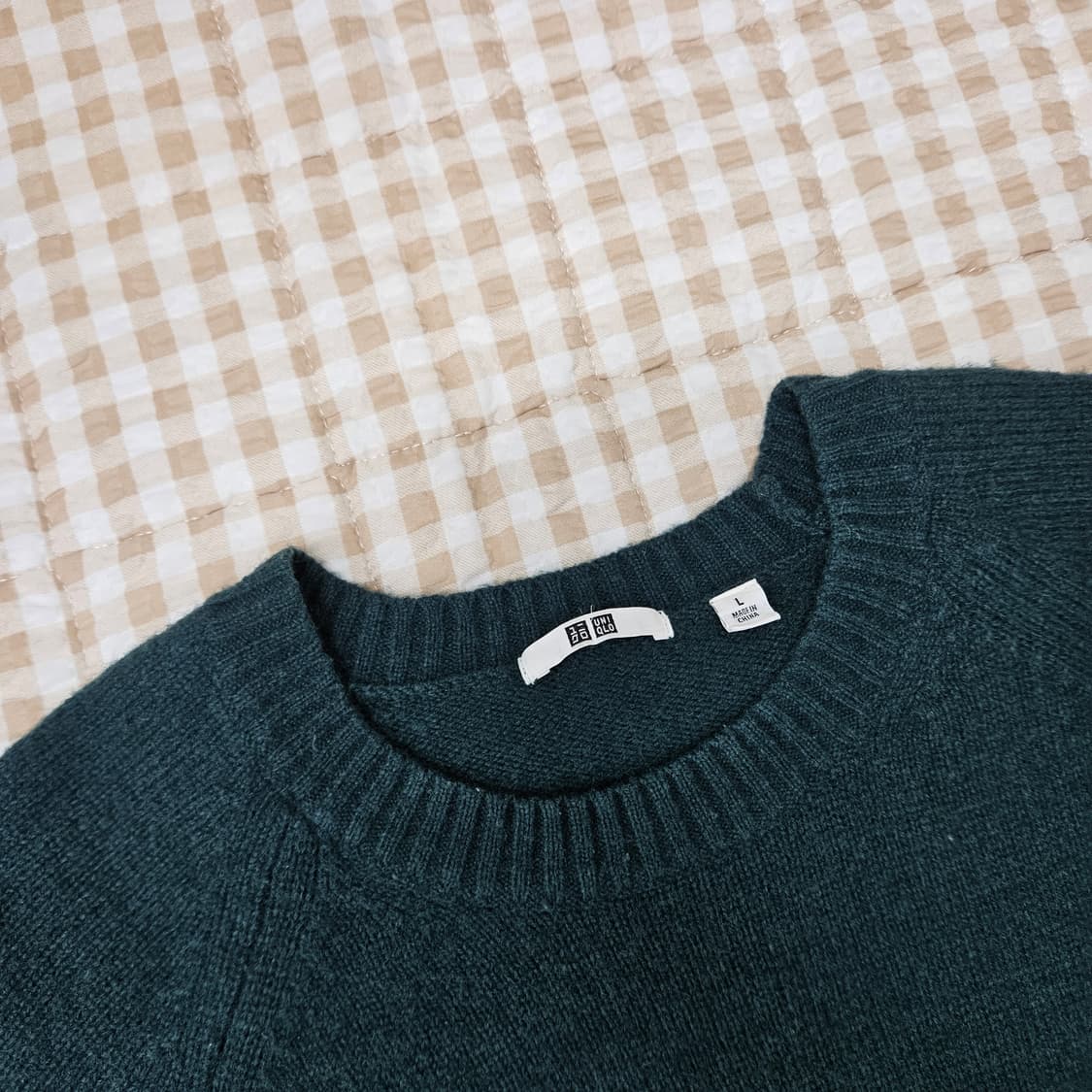 유니클로 긴소매 니트 남자100 상품이미지2