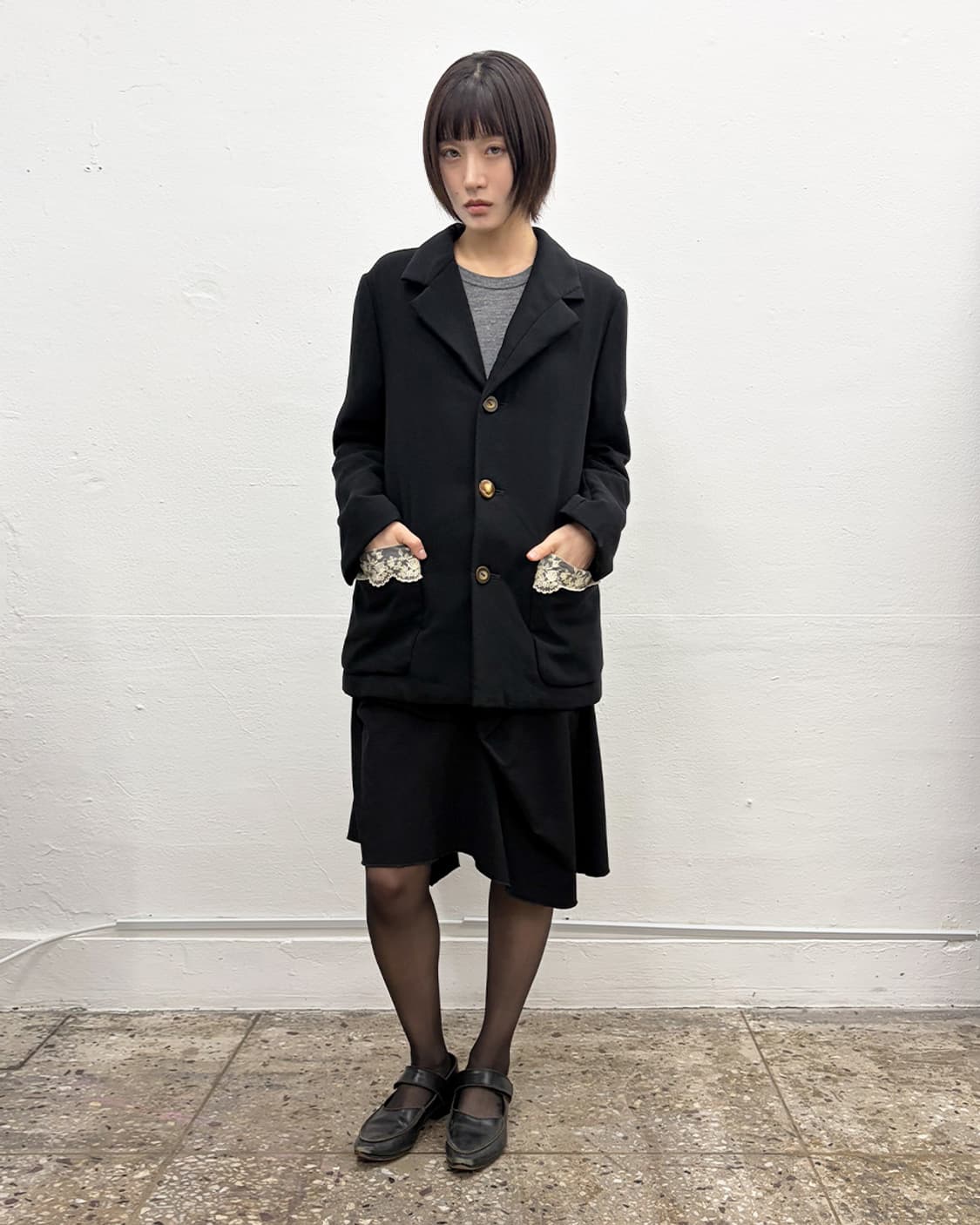 트리콧 꼼데가르송 AD1996 대디핏 블레이저 상품이미지5