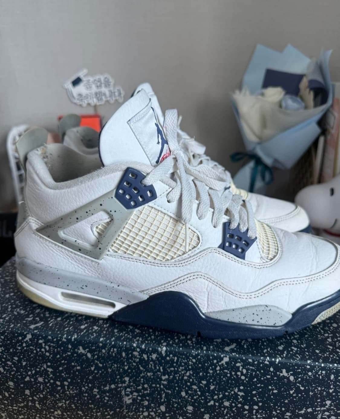 나이키 에어 조던 4 레트로 미드나잇 네이비 290 상품이미지3