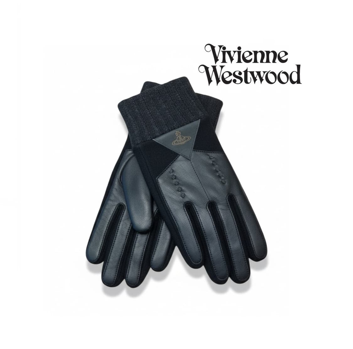 비비안웨스트우드 남성용 아웃핑거 콤비 장갑 (새상품) 상품이미지1