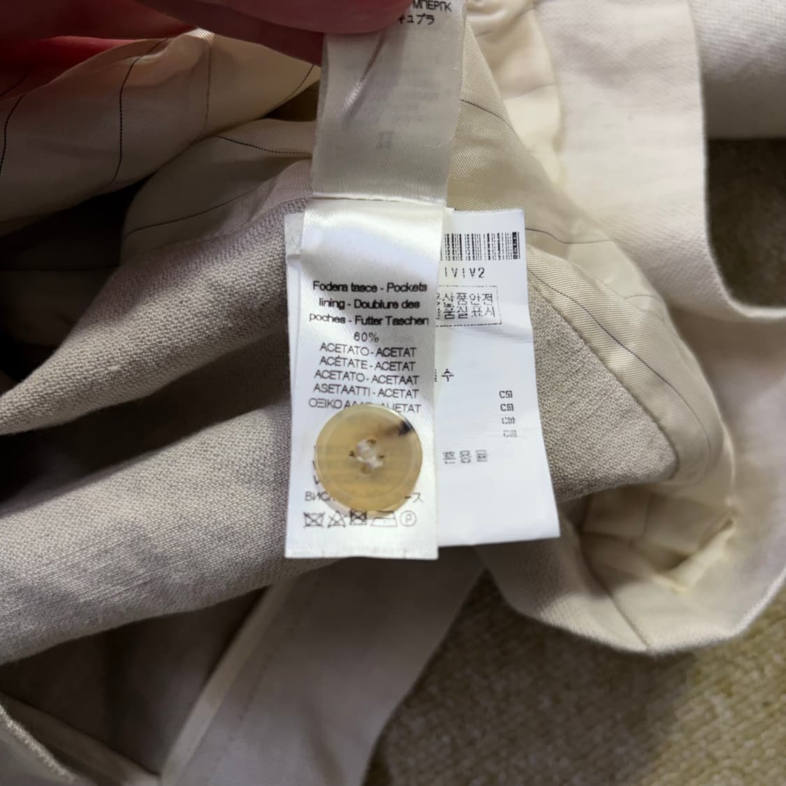 포르테포르테 린넨 베이지 자켓(Free) 상품이미지6