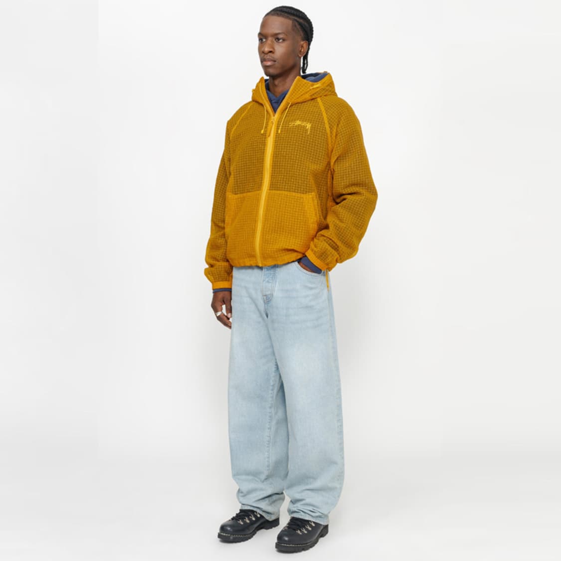 새상품 스투시 비치 쉘 트랜스패런트 립스탑 바람막이 자켓 상품이미지4