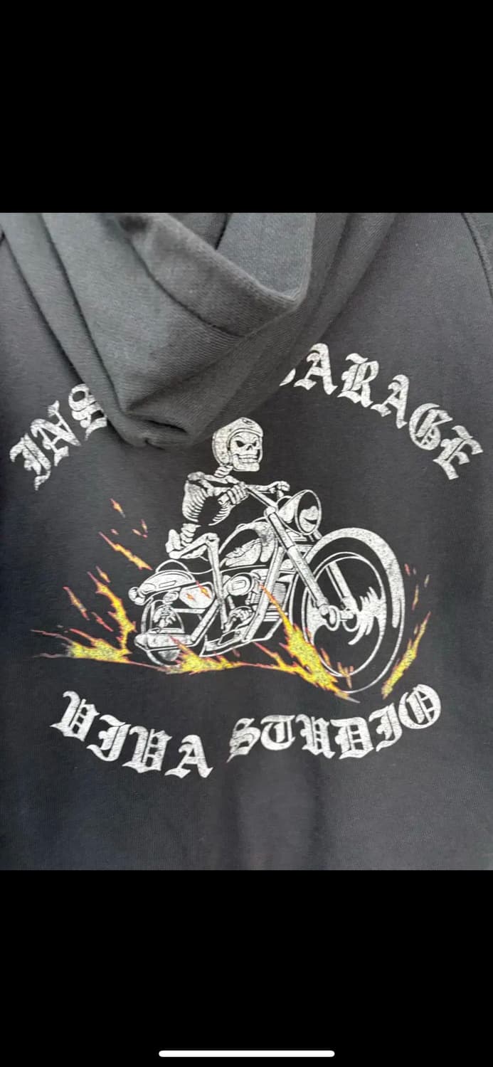 인세인개러지 스컬 바이커 후드티 H1066 상품이미지6
