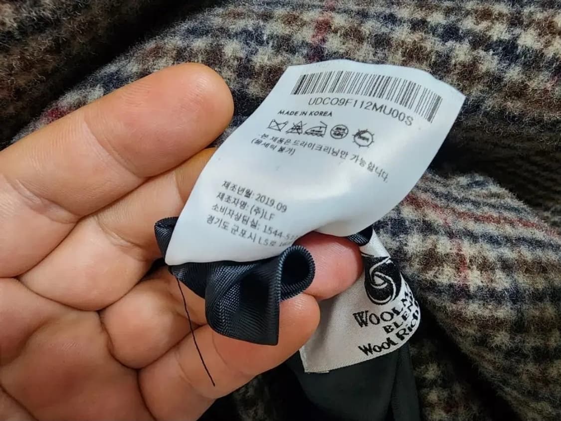 (S)던스트 공용 싱글 3버튼 울 코트 상품이미지6