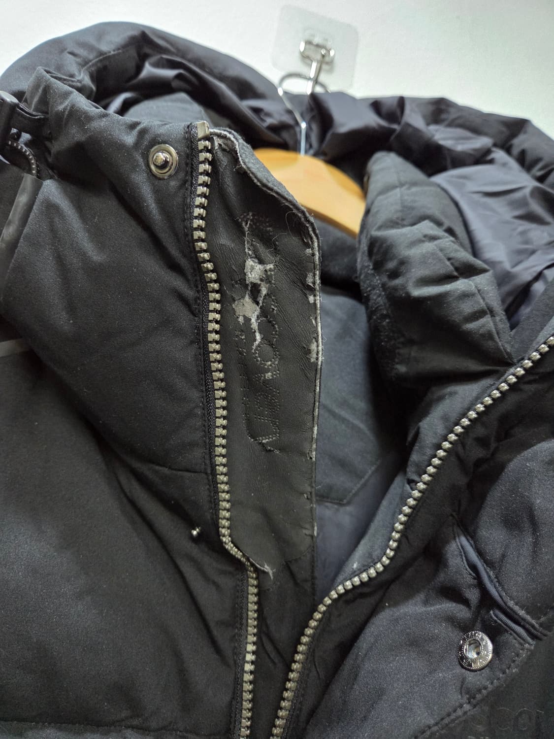 디스커버리 롱패딩 블랙 남자 100덕다운 상품이미지8