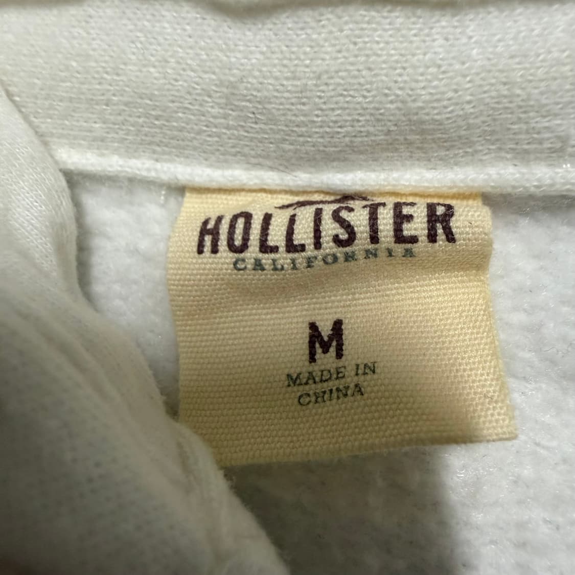홀리스터 화이트 후드집업 m 상품이미지3