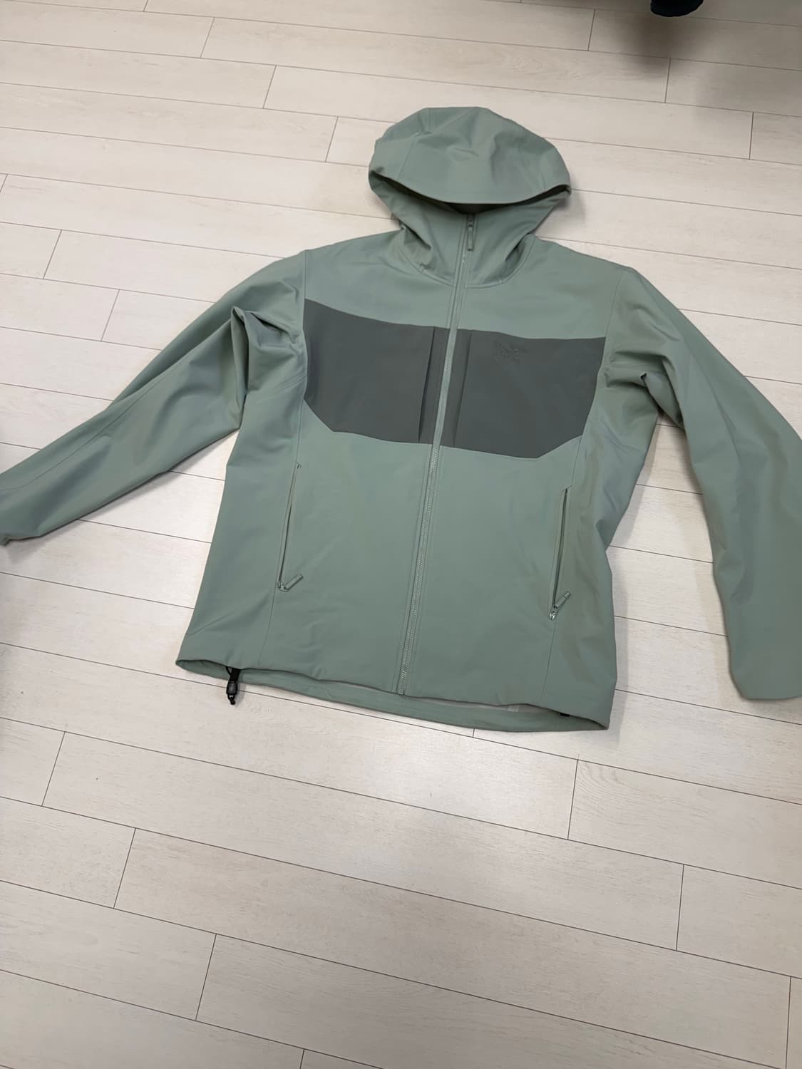 아크테릭스 감마 MX 후디 스톤 그린 L 사이즈  3회착용이기에 상태 좋 상품이미지1