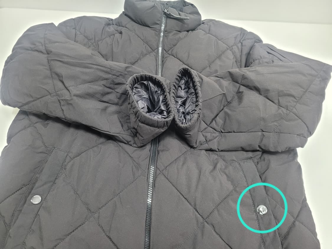 ZIOZIA 지오지아 경량 퀼팅 점퍼 자켓 / 남 100 블랙 상품이미지5