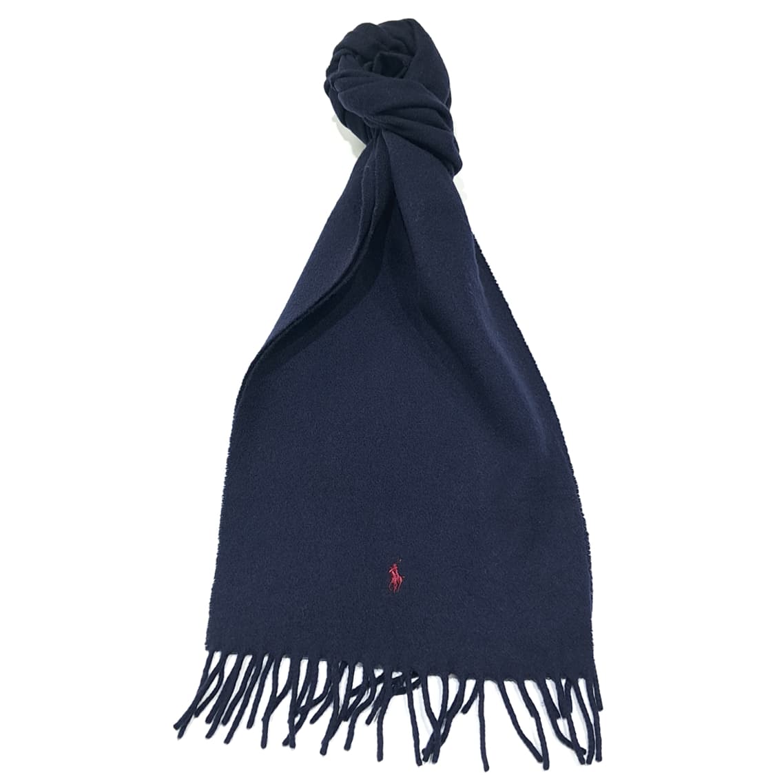 MX480 폴로 90s 스코틀랜드판 램스울 네이비 머플러 목도리 상품이미지1