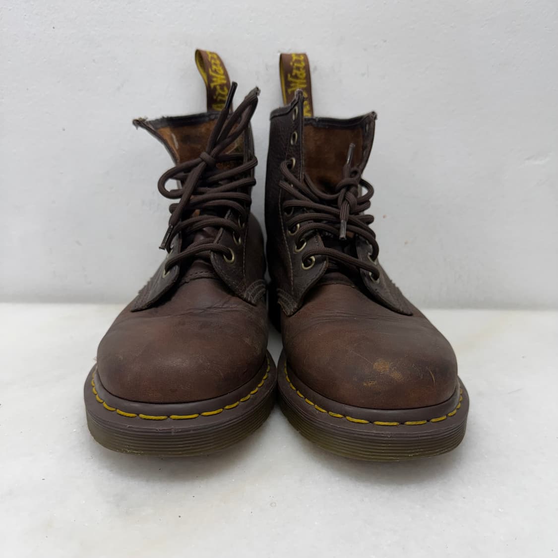 (UK6)닥터마틴 워커부츠8홀 브라운 상품이미지2