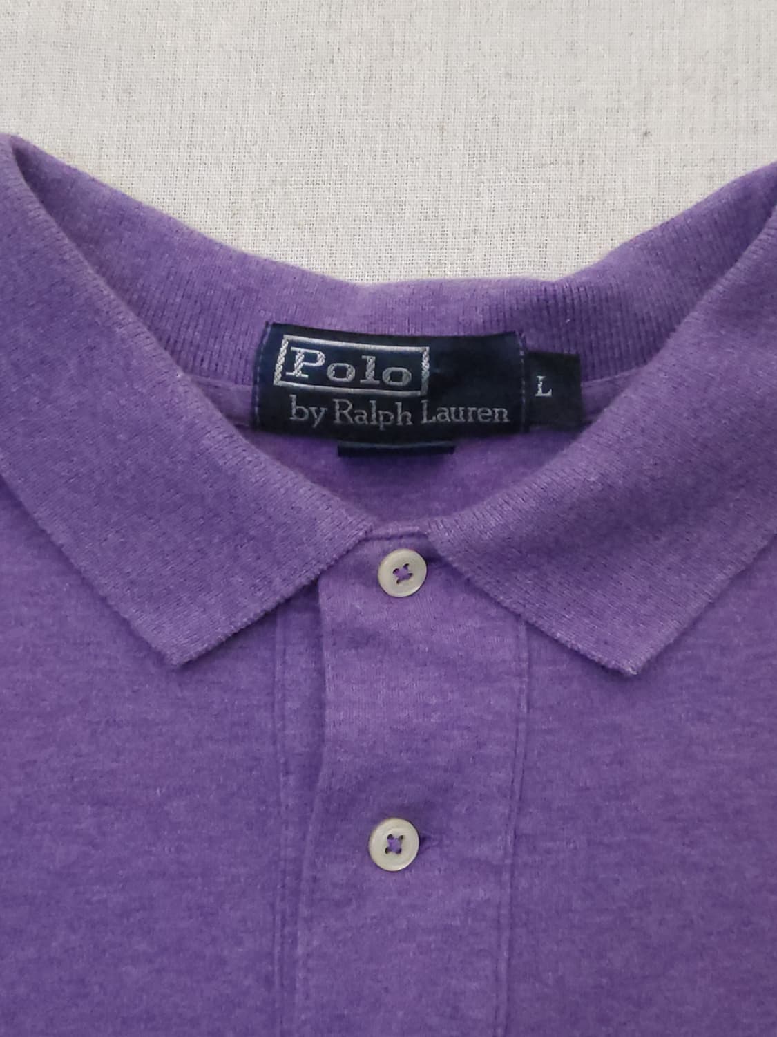폴로 랄프로렌 반팔 카라티 퍼플 L 상품이미지3
