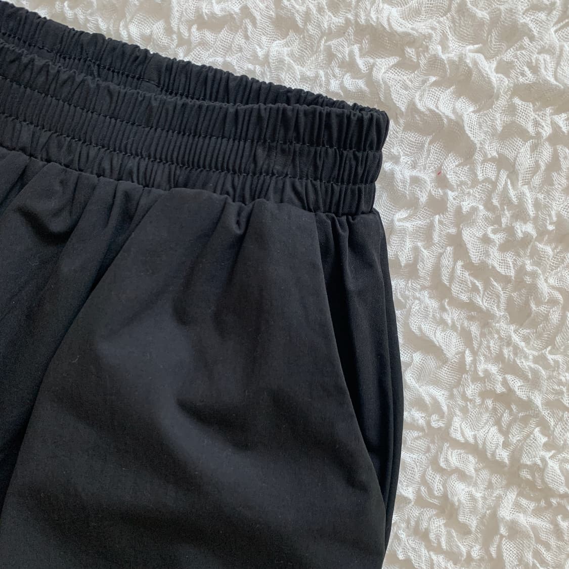 밑단 롤업 밴딩 와이드 팬츠 상품이미지3