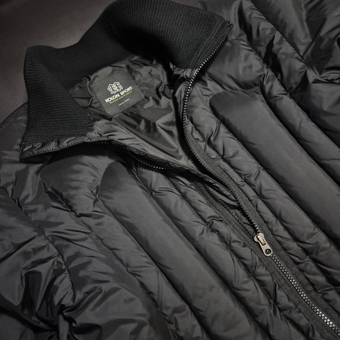 코오롱 10S  구스다운 시보리 105사이즈 패딩 상품이미지3