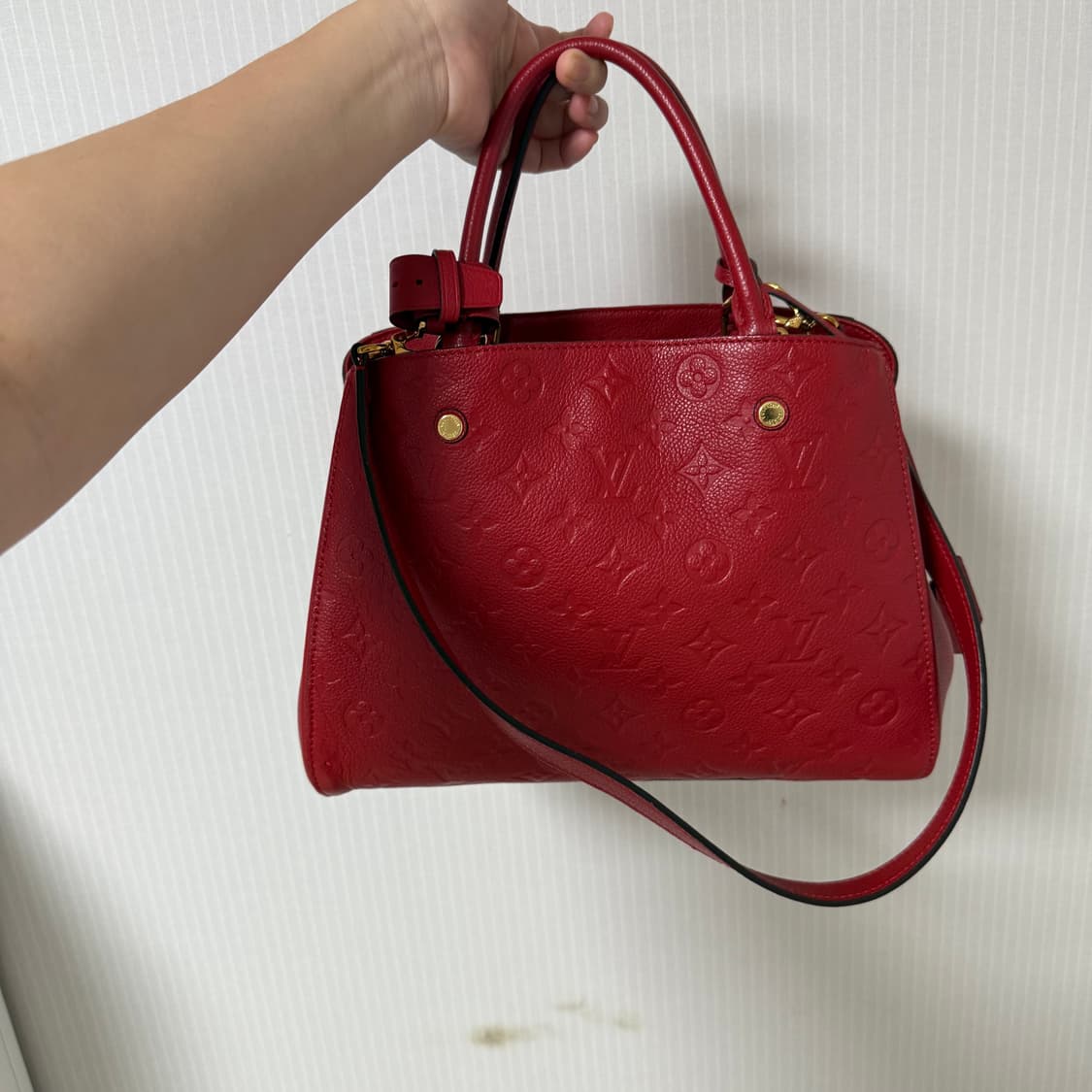 루이비통 몽테뉴 앙프렝뜨 MM 레드 상품이미지1