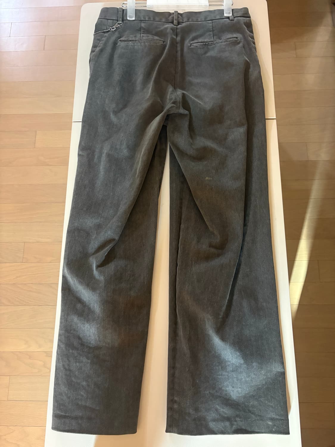 해칭룸 차콜 와이드 팬츠 상품이미지2