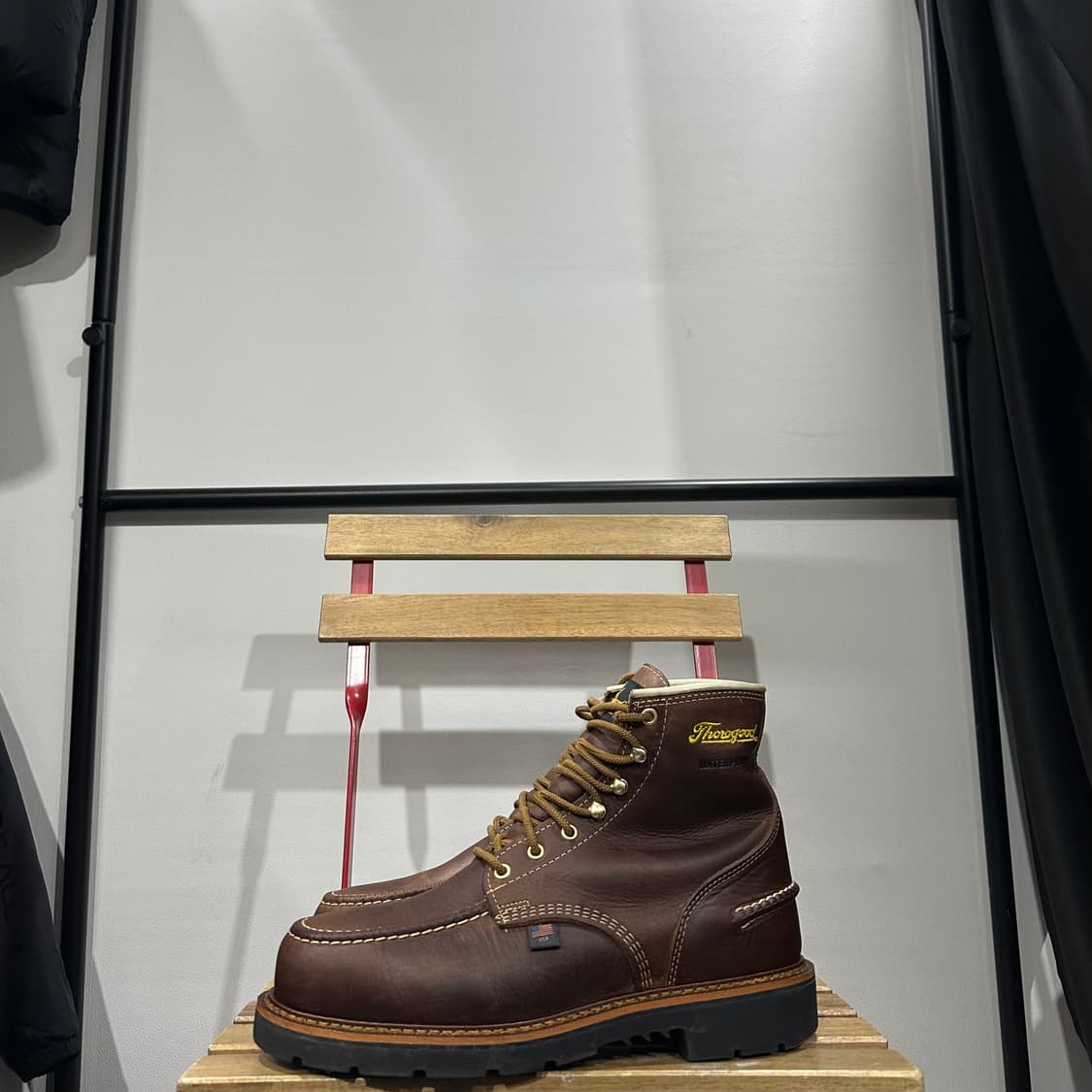 US9.5) 275 쏘로굿 부츠 1957 6인치 워터프루프 목토 스틸토 상품이미지3