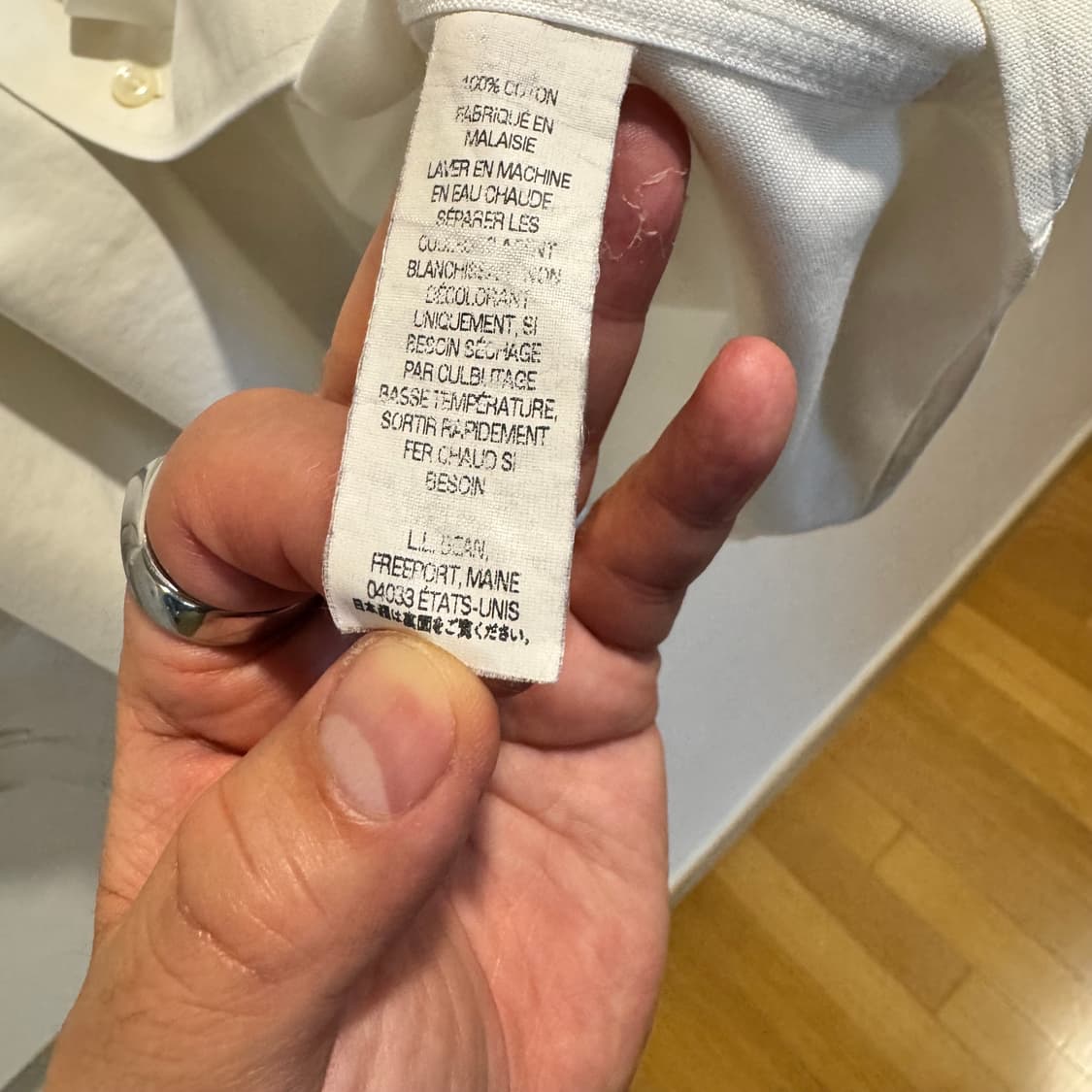 엘엘빈 옥스포드 버튼다운 셔츠 Size 17-33 상품이미지7