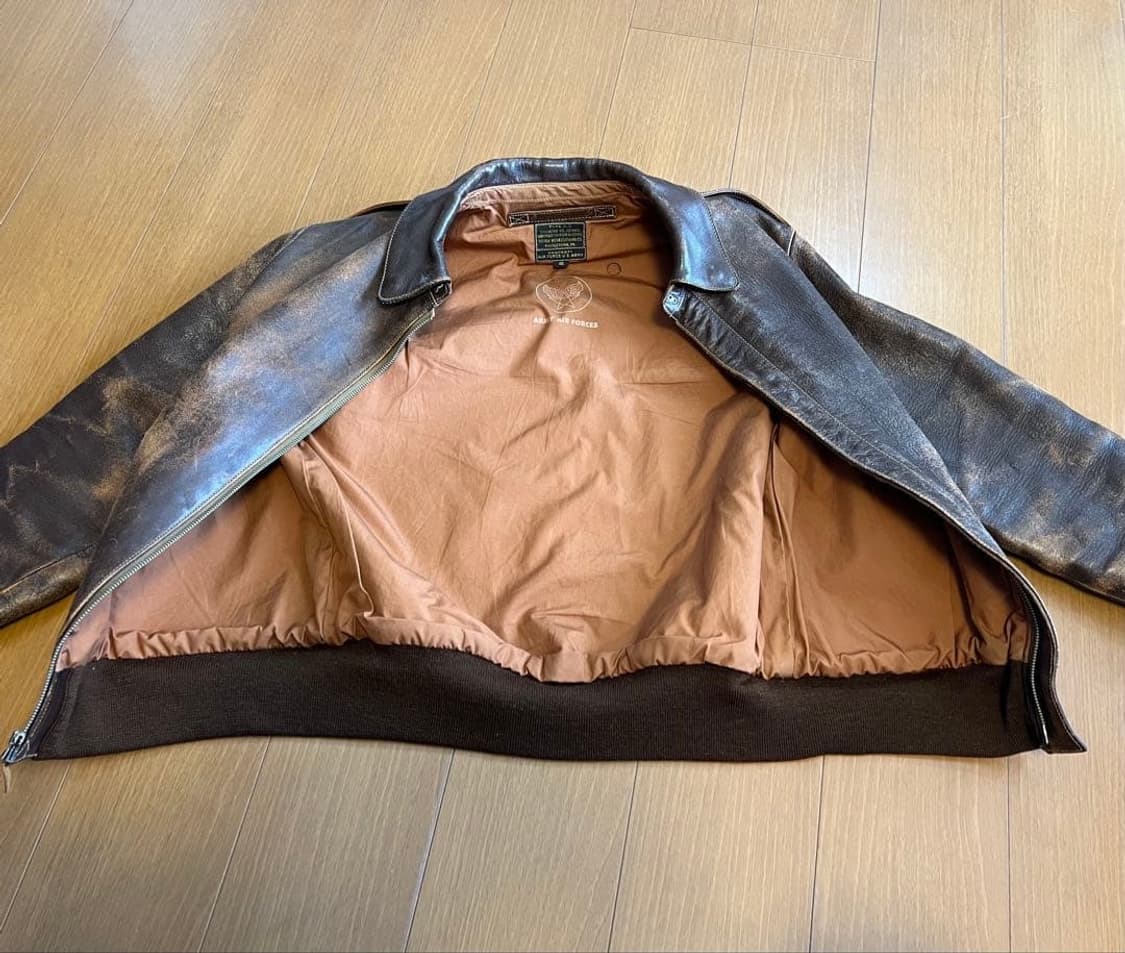 (40) 버즈릭슨 buzz rickson a-2 가죽자켓 상품이미지2