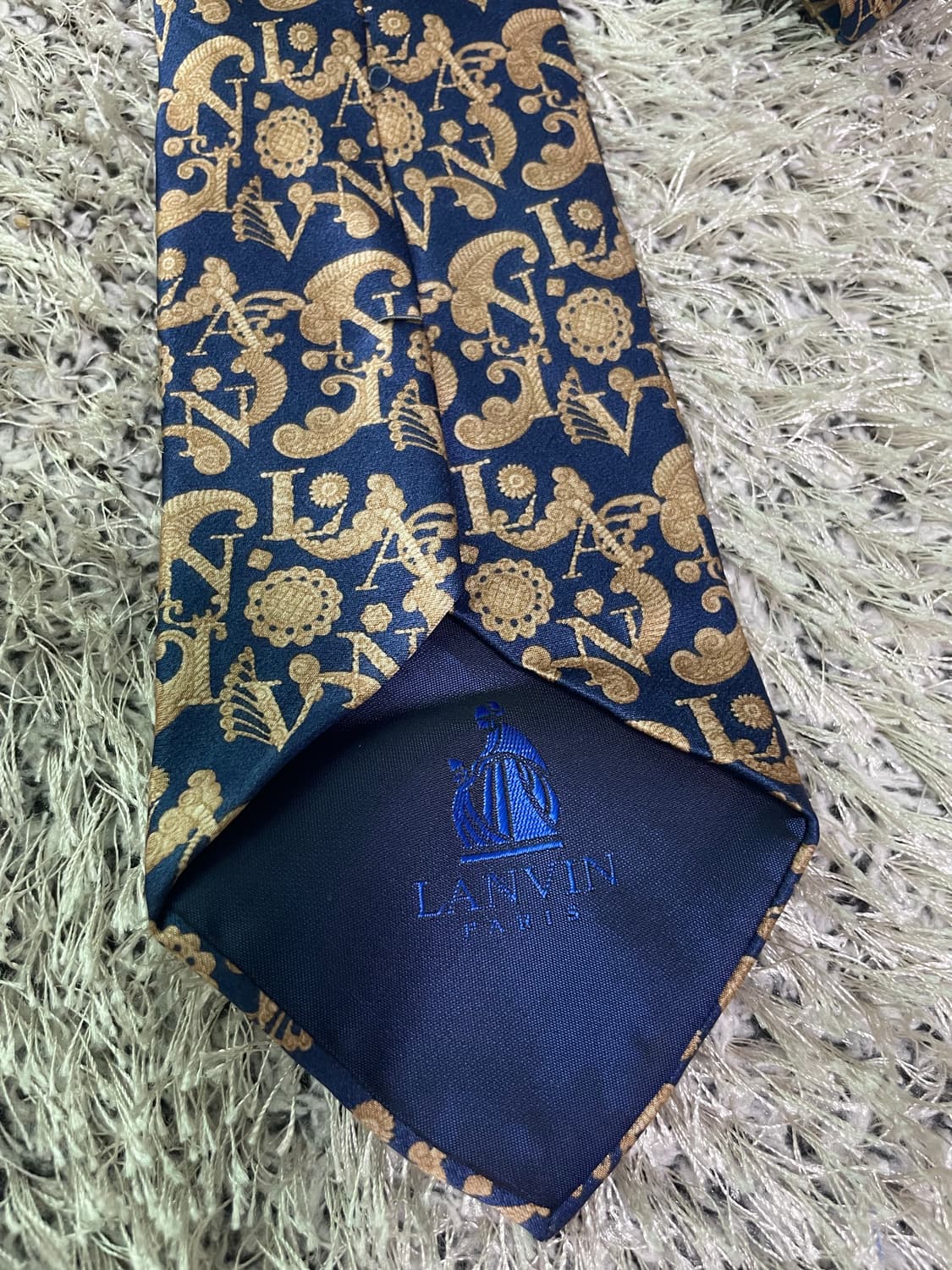 프랑스제 랑방 실크 넥타이 상품이미지4