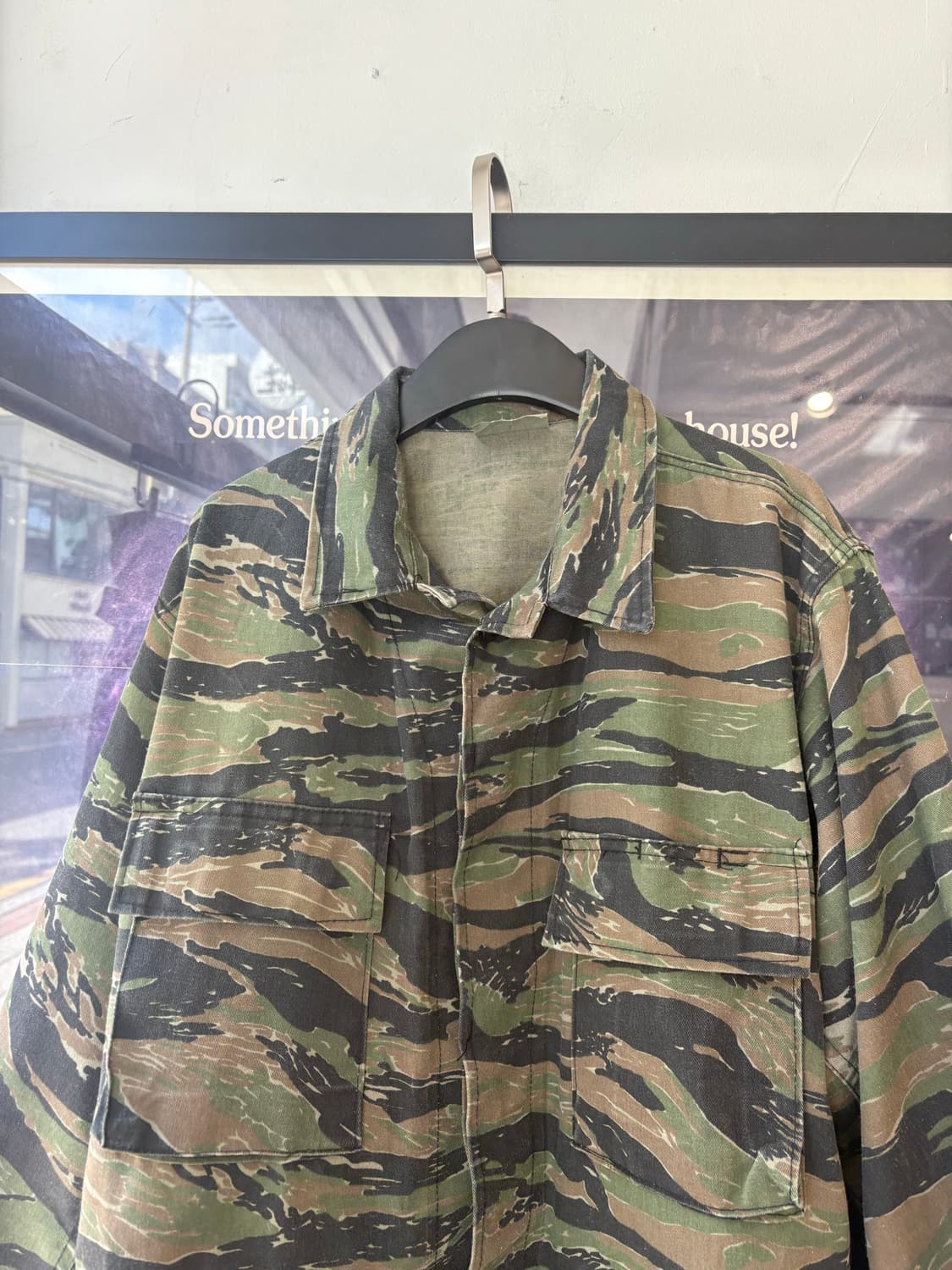 90s US Army 타이거 카모 오버셔츠  상품이미지5