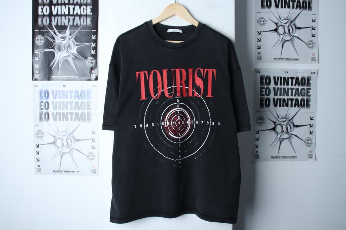 (L-2XL) 반팔 티셔츠 워싱 차콜 스트릿 짱구대디-H31168 상품이미지2