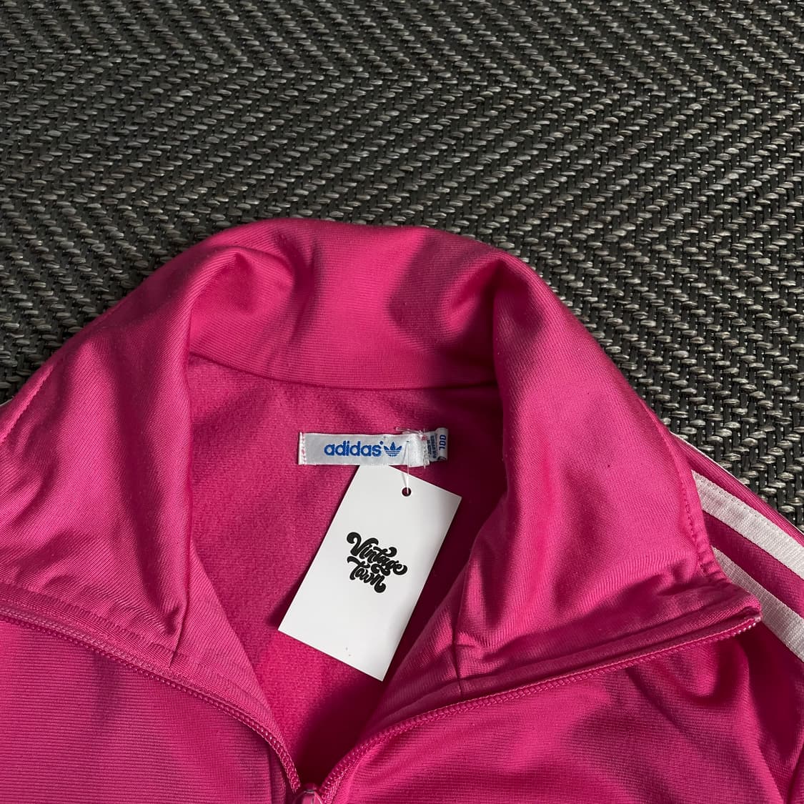 아디다스 파이어버드 우먼스 빅로고 크롭 트랙탑 져지o 3250 상품이미지4