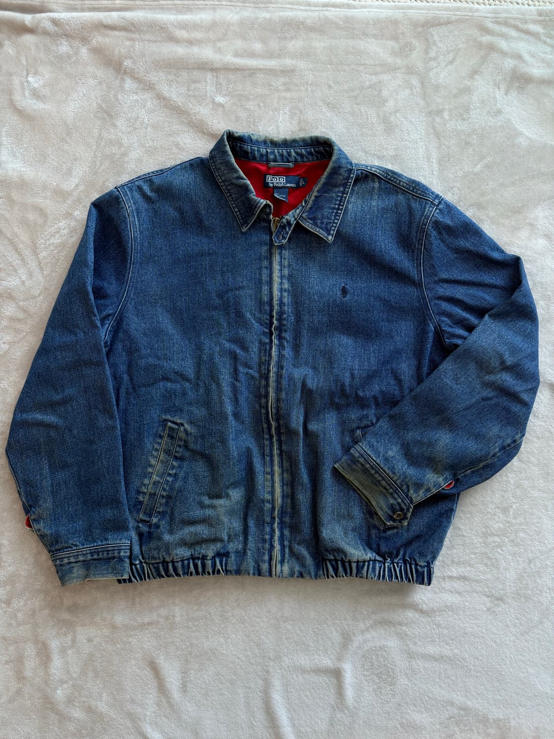 폴로 랄프로렌 데님 해링턴 보머 자켓, L 상품이미지1