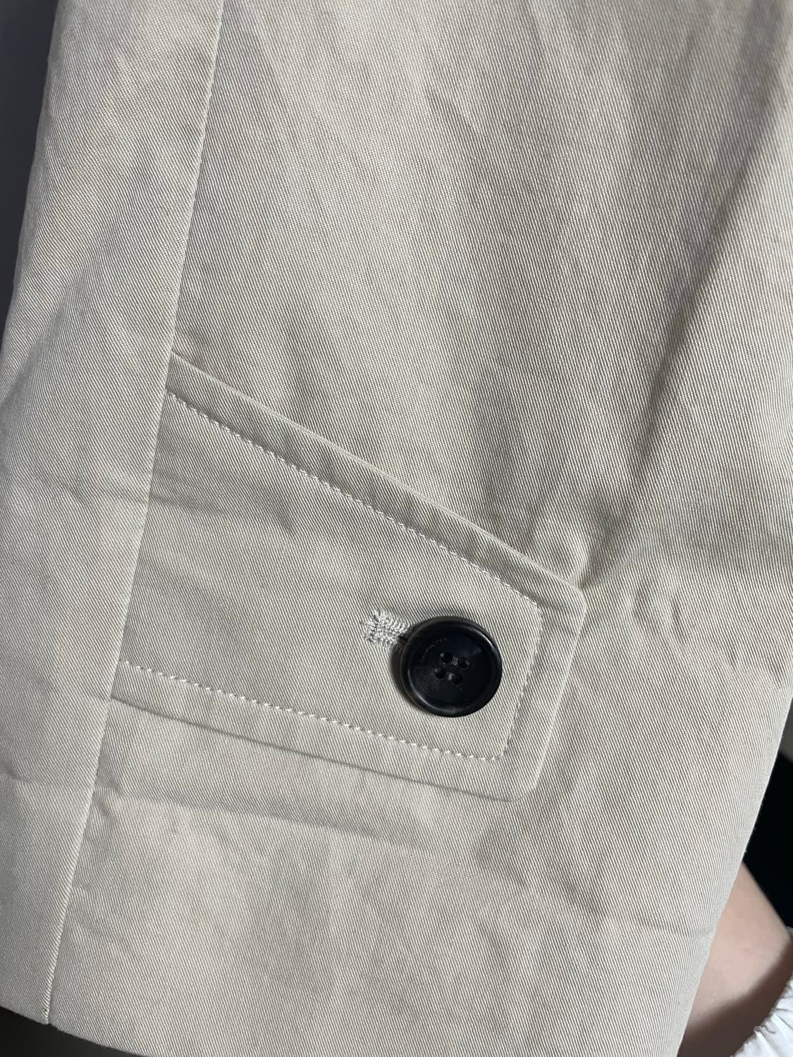 하자X,실사O)썸웨어버터 margaret half trench coat 상품이미지7