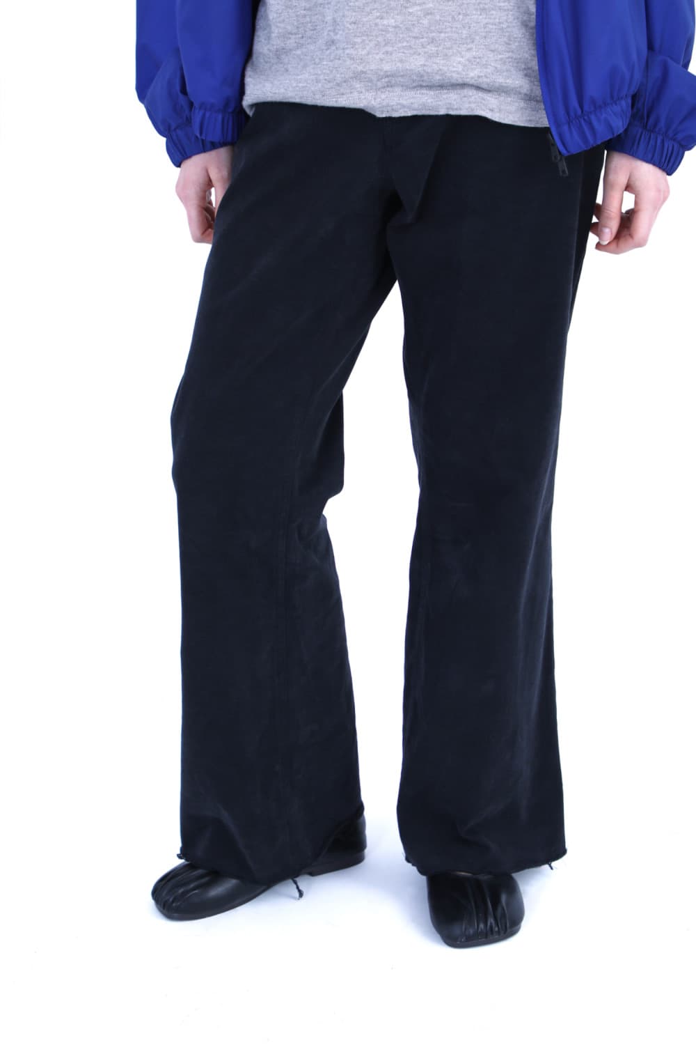 A.ta PEACHED FLARE PANTS (BLACK) 상품이미지1