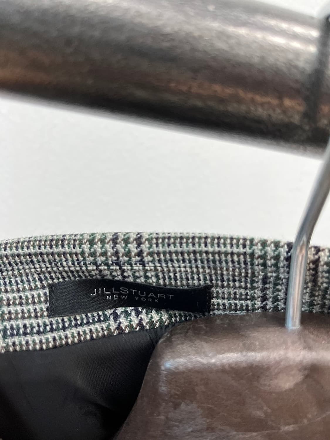 100) 질스튜어트 글렌체크 더블자켓  상품이미지3