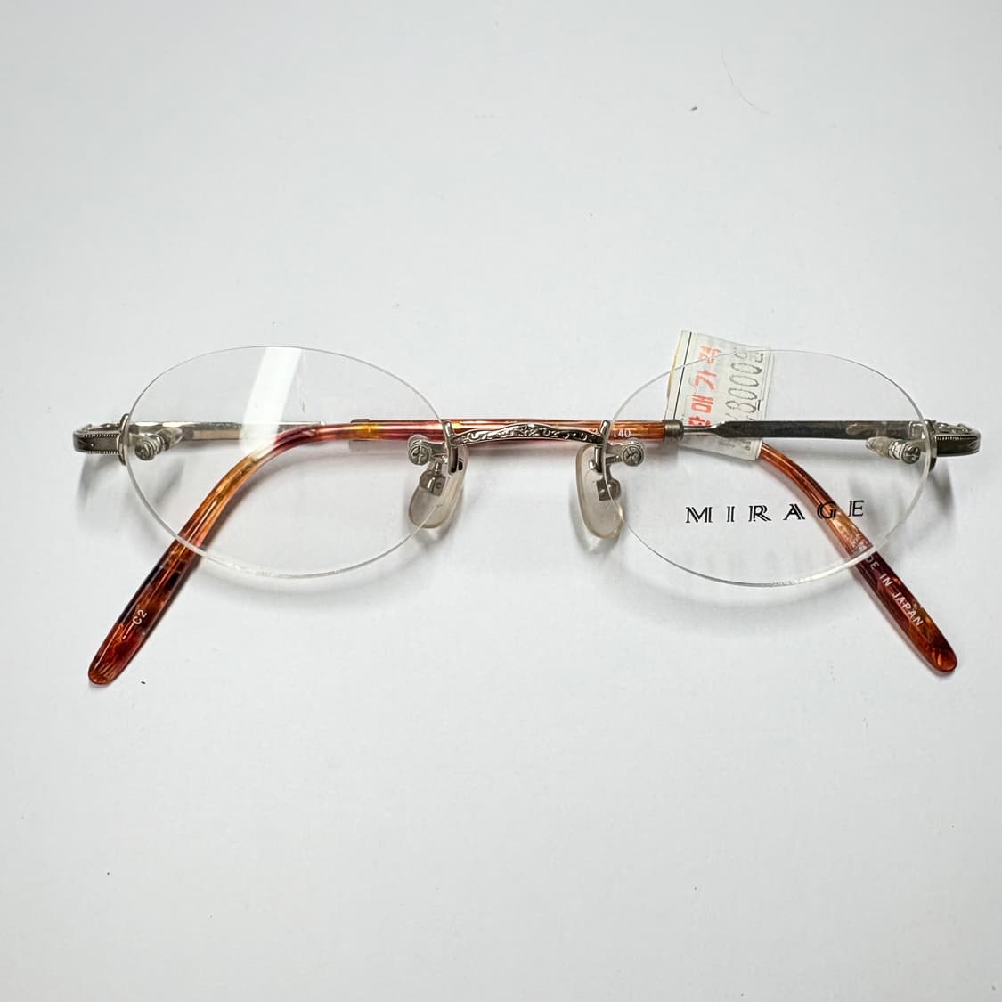 빈티지 무테 안경(MIRAGE 저스트 샤프 무테 안경) 상품이미지1
